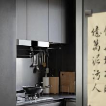 102㎡黑白極簡之家，融入侘寂風，慵懶、通透，還略帶酷感~
