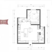 超美60㎡奶油風小屋，去客廳化＋餐廚一體，讓小家好住翻倍！真棒